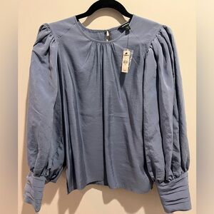 NWT Express periwinkle blue blouse size S